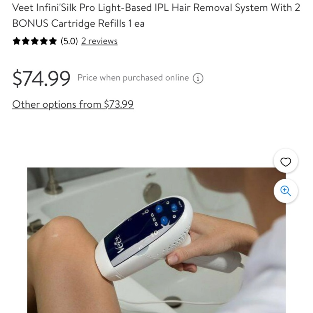 Veet Laser Hair Removal System